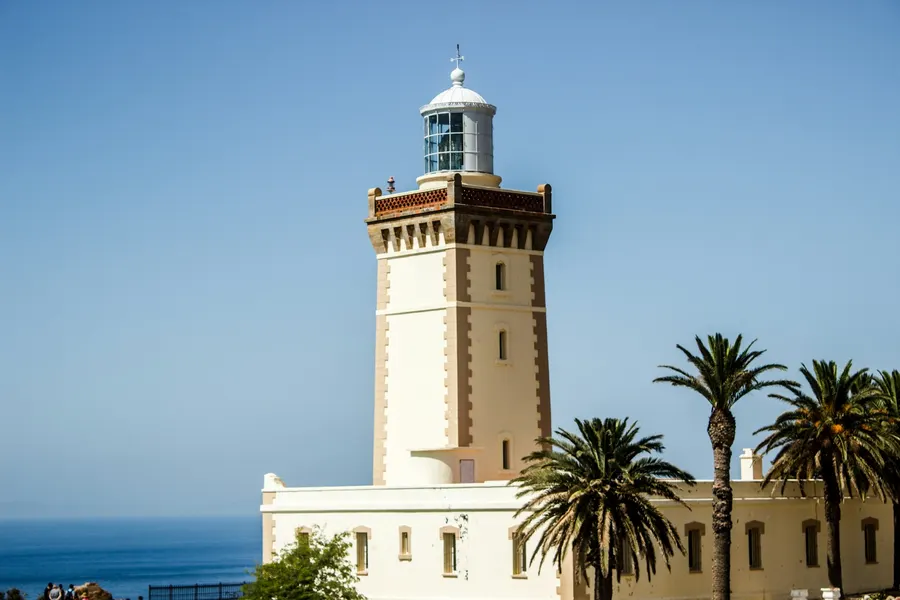 Cap Spartel Lighthouse overlooking the Atlantic Ocean near Tangier