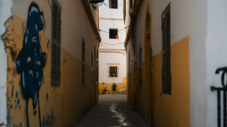 Historic imperial gate of Bab Mansour in the old city of Meknes