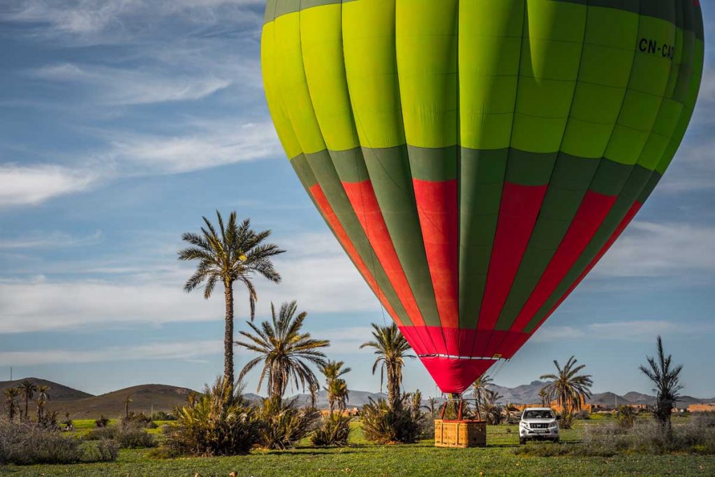 Hot Air Balloon In Marrakech