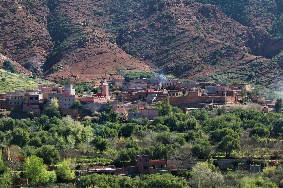 Panoramic view of the sprawling medieval city of Fes el-Bali